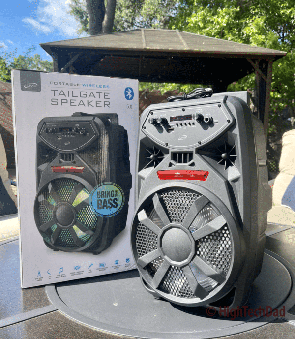 Box & Speaker - iLive Bluetooth Tailgate Party Speaker - HighTechDad review