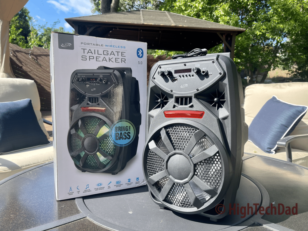 iLive Bluetooth Tailgate Party Speaker - HighTechDad review