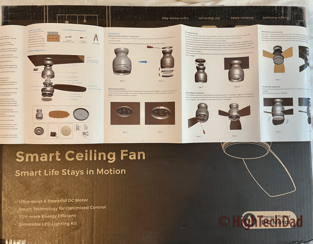 Manual  - Smafan smart fan 48" Trendsetter - HighTechDad review