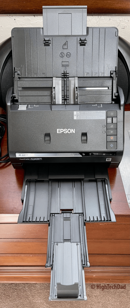 All trays expanded - Epson FastFoto scanner (FF-680W) - HighTechDad review