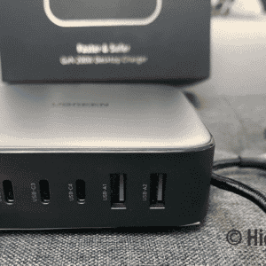 1 port used - UGREEN Nexode GaN Charger - HighTechDad review