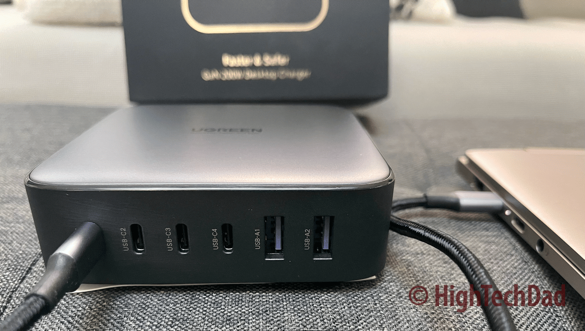 1 port used - UGREEN Nexode GaN Charger - HighTechDad review