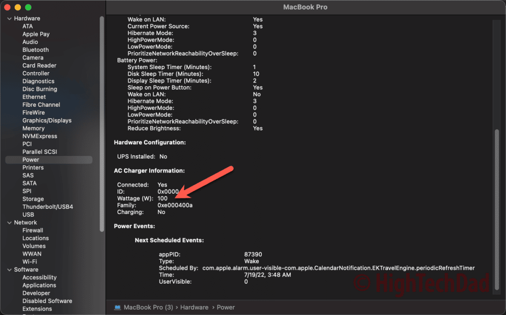 Mac System Report - UGREEN Nexode GaN Charger - HighTechDad review