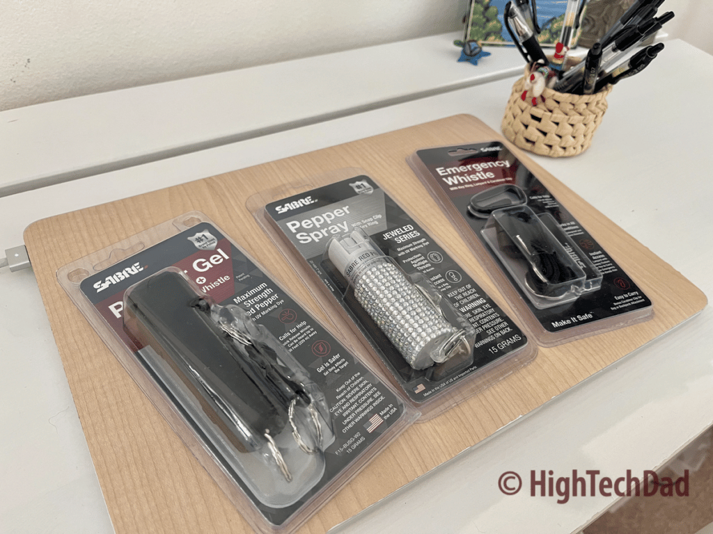 SABRE personal safety gadgets - HighTechDad Safety Tips for College Students