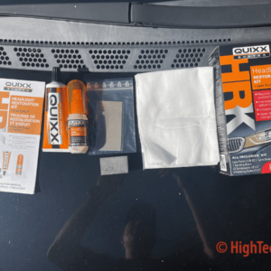 QUIXX Headlight Restoration Kit contents