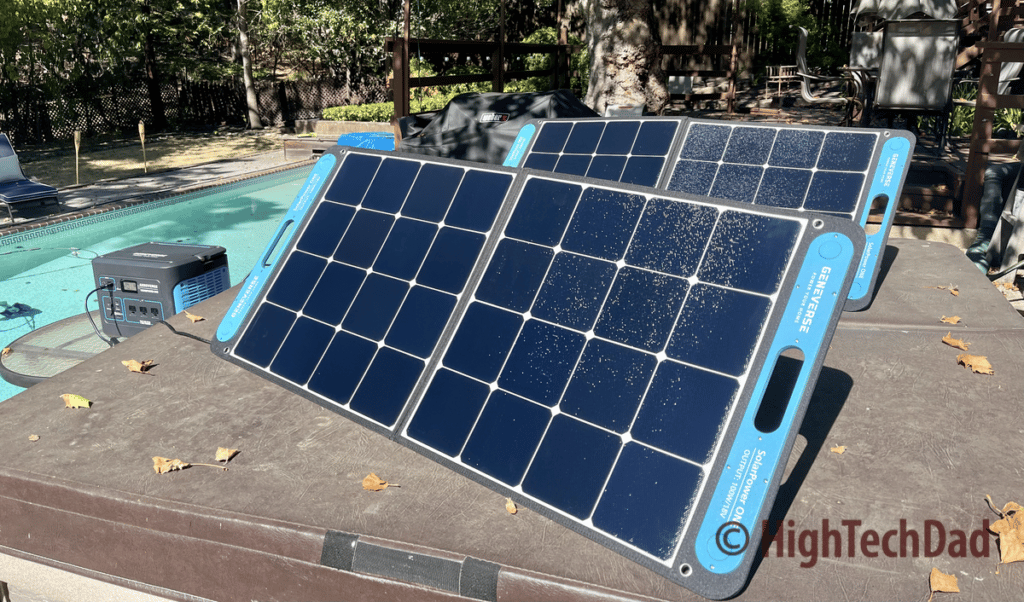 Solar panels  - GENEVERSE HomePower ONE - HighTechDad review