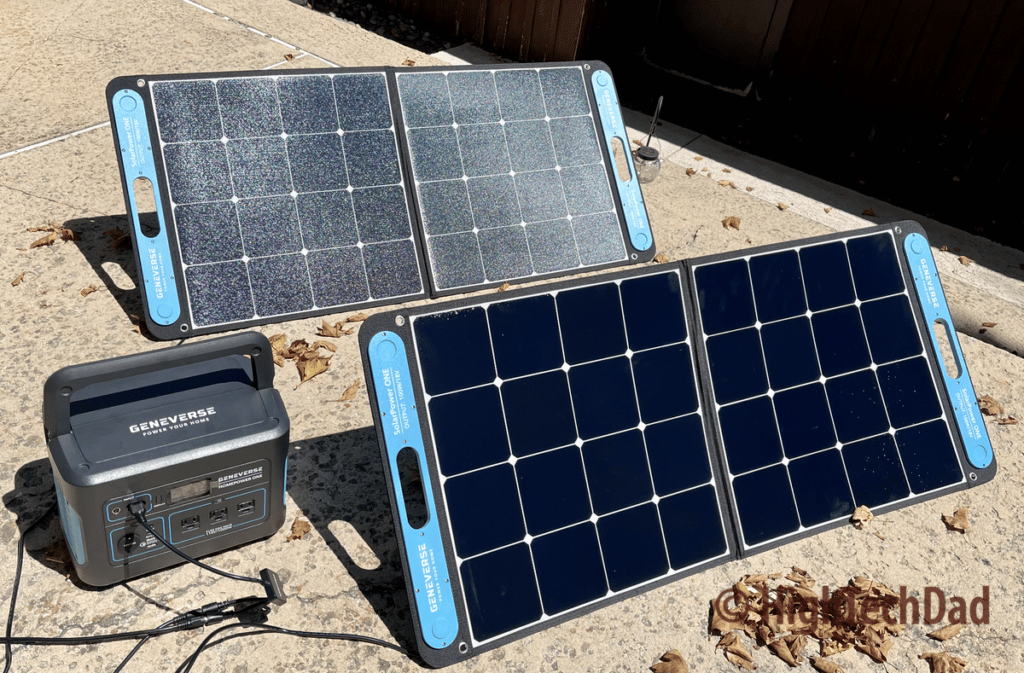 Battery & Solar Panels - GENEVERSE HomePower ONE - HighTechDad review