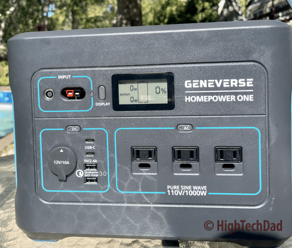 Battery close up  - GENEVERSE HomePower ONE - HighTechDad review
