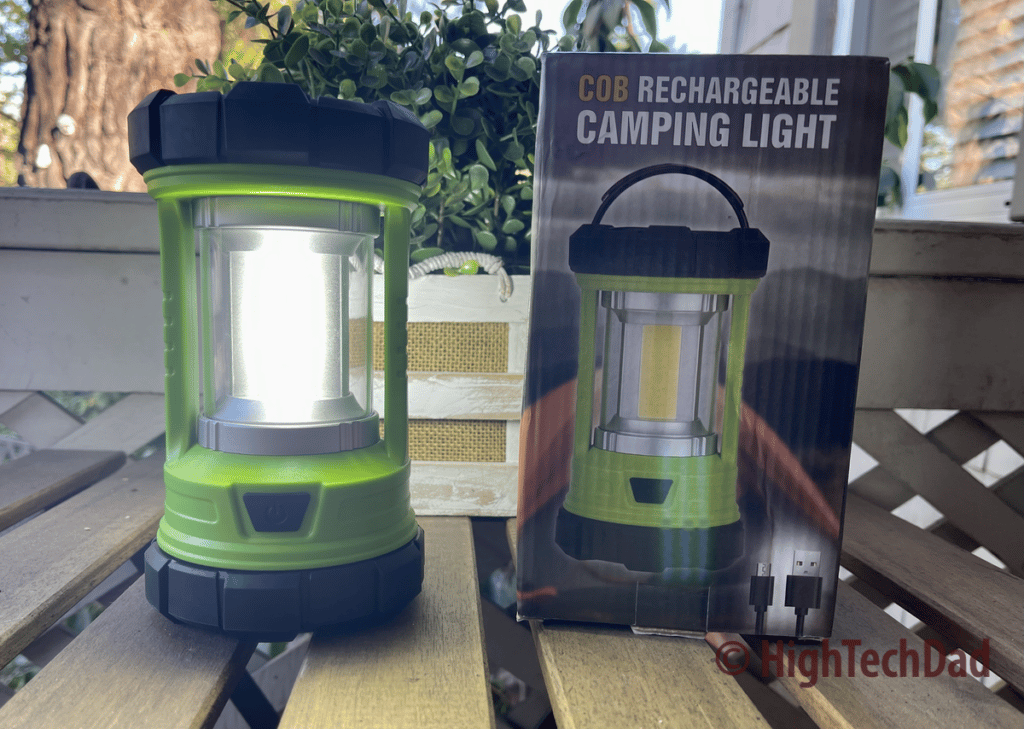 USB Rechargeable Camping Lantern 3000 Lumen - Hokolite Black / 2 Pack