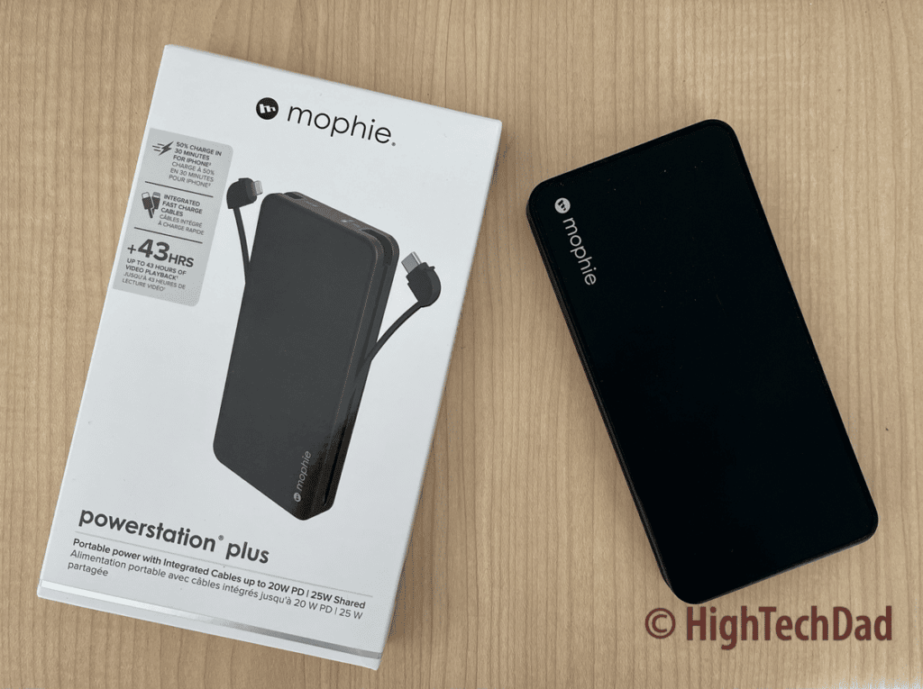Box & battery - Mophie PowerStation Pro XL & Powerstation Plus - HighTechDad review