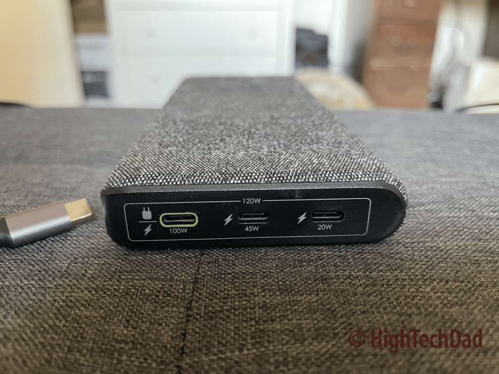 USB-C ports - Mophie PowerStation Pro XL & Powerstation Plus - HighTechDad review