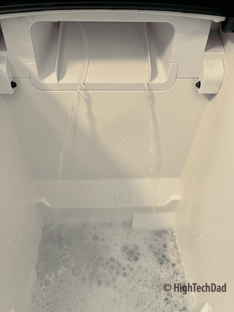 Cleaning - Newair Countertop Ice Maker - HighTechDad review