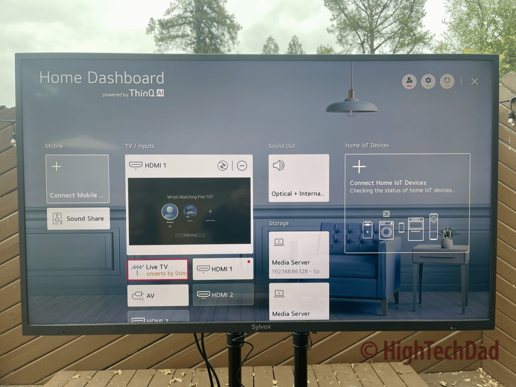 Sylvox Deck Pro Outdoor TV - HighTechDad review