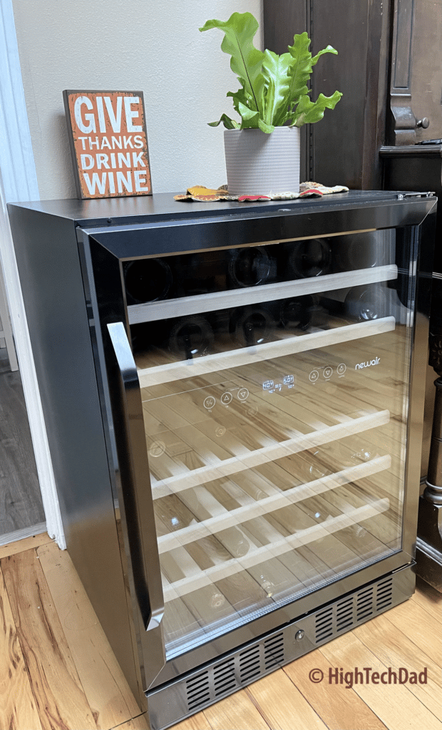 NewAir Wine Fridge - Dual Zone & holds 48 bottles - HighTechDad review