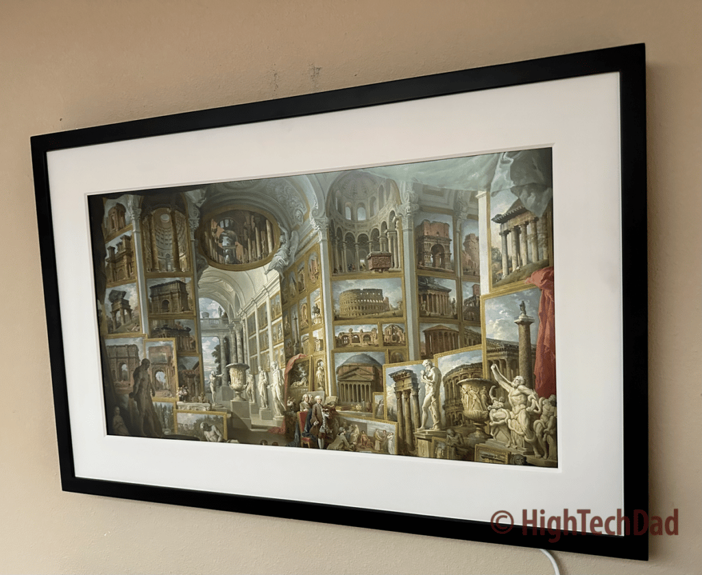 Classic art - Canvia digital canvas and smart frame -  HighTechDad review