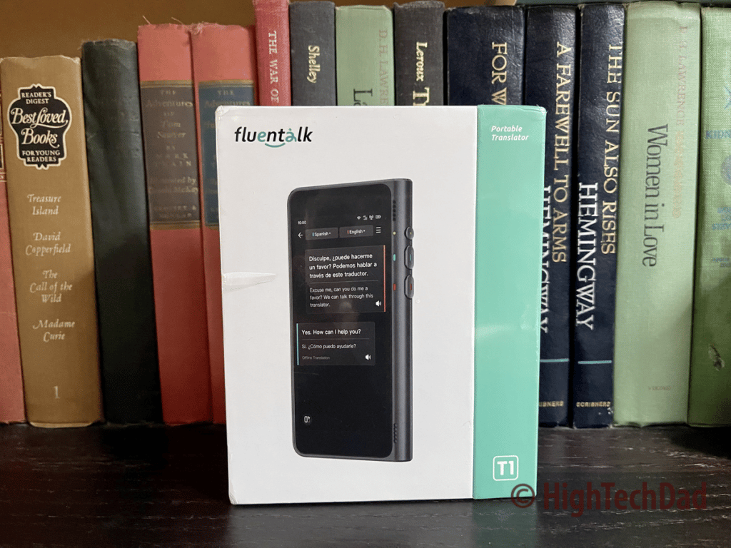 In the box - Fluentalk T1 portable translator - HighTechDad review