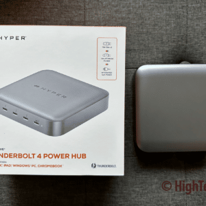 Box and Power Hub - HyperDrive Thunderbolt 4 Power Hub - HighTechDad review