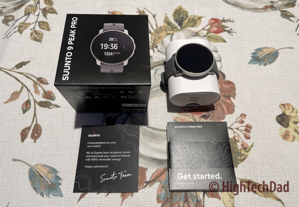Just out of the box - Suunto 9 Peak Pro - HighTechDad review