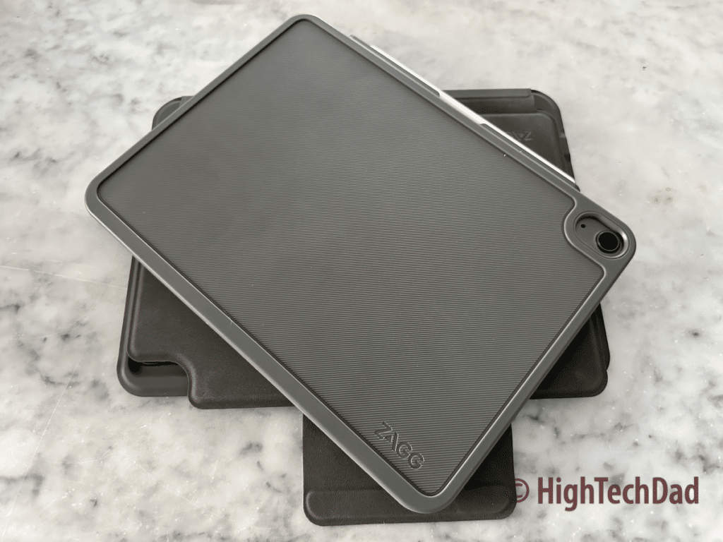 Back of case - Zagg Pro Keys - HighTechDad review