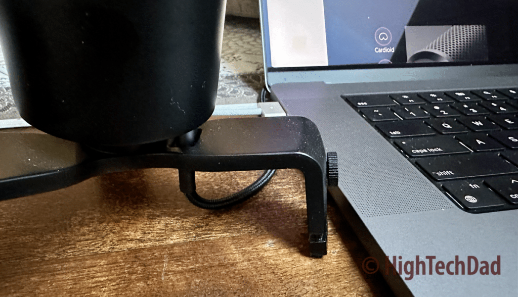 Adjustable foot - Dark Matter Sentry Streaming Mic - HighTechDad review