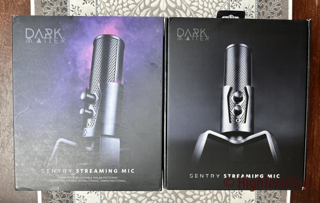 Boxes - Dark Matter Sentry Streaming Mic - HighTechDad review