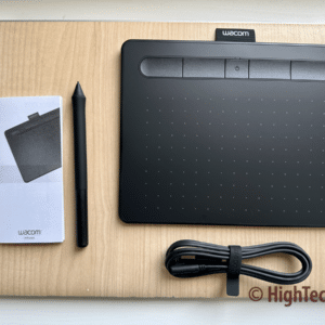 Tablet, stylus, and cable - Wacom Intuos Creative Pen Tablet & Wacom Intuos Tablet - HighTechDad review