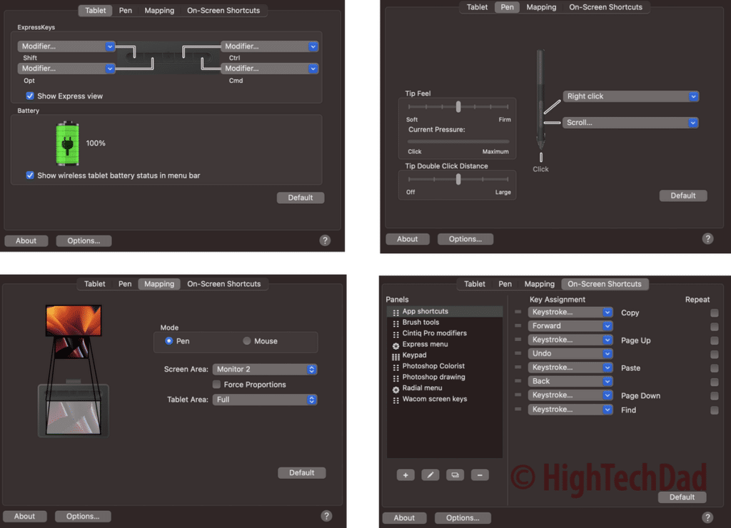 Software & configurations - Wacom Intuos Tablet - HighTechDad review