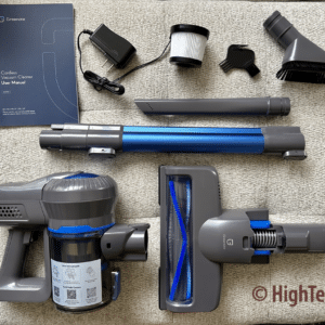 What is in the box - Greenote Cordless Vacuum Cleaner - HighTechDad review