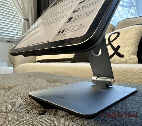 iPad side - Llano Magnetic Stand for iPad - HighTechDad review