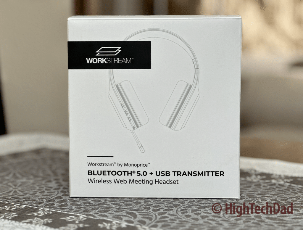 The box - Monoprice Workstream Headset - HighTechDad review