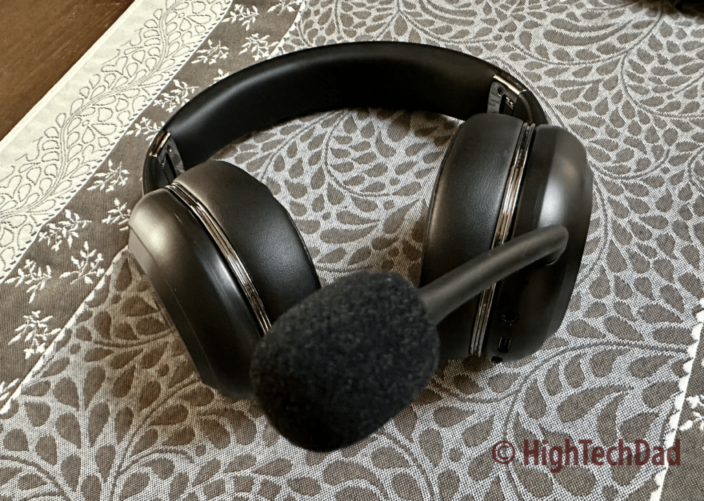 Boom mic foam - Monoprice Workstream Headset - HighTechDad review