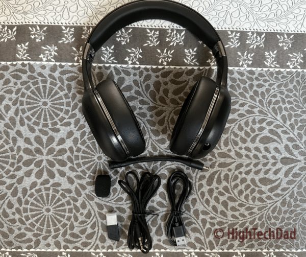 What's in the box - Monoprice Workstream Headphones - HighTechDad review