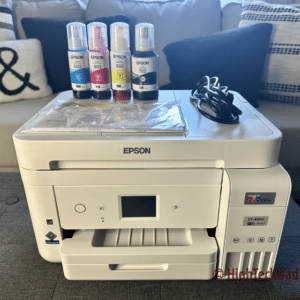 What's in the box - Epson ET-4850 EcoTank printer - HighTechDad review