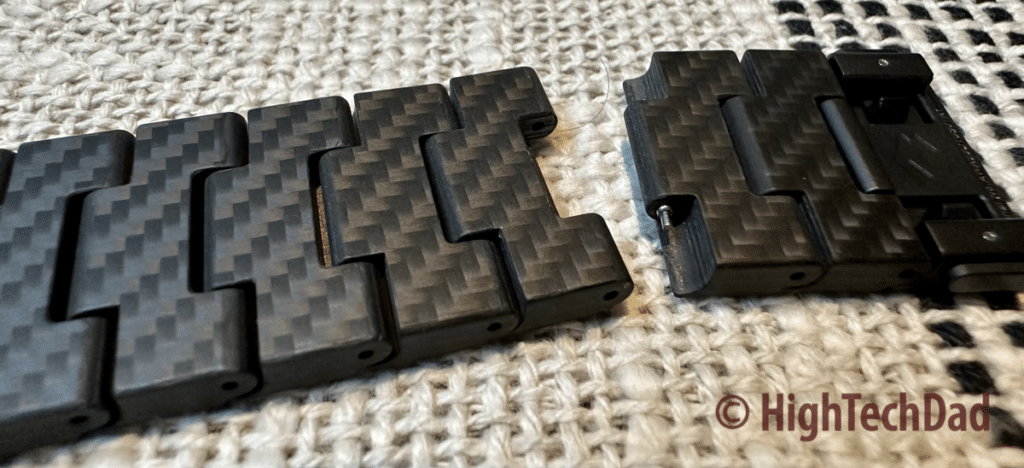 Link removed - PITAKA Carbon Fiber Apple Watch band - HighTechDad review