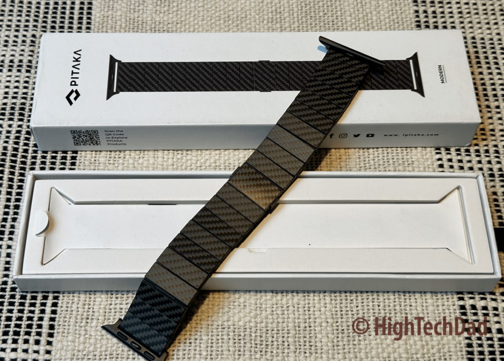 Watch band - PITAKA Carbon Fiber Apple Watch band - HighTechDad review