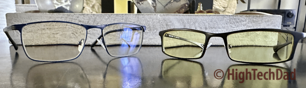 Gunnar glasses on table - Gunnar glasses - HighTechDad review