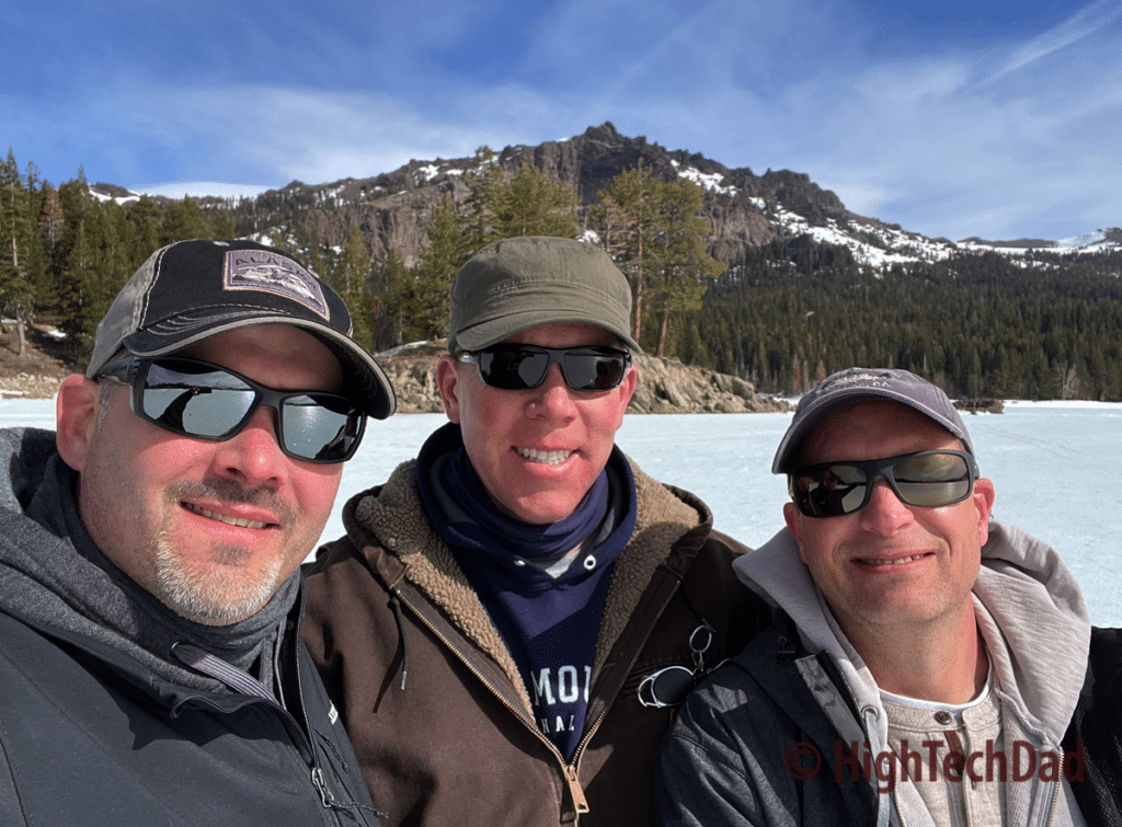 The "crew" - ice fishing in Lake Tahoe area - first trip