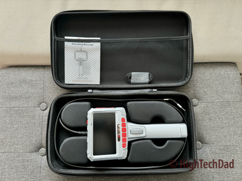 Hard carrying case - Sanyipace Borescope - HighTechDad review