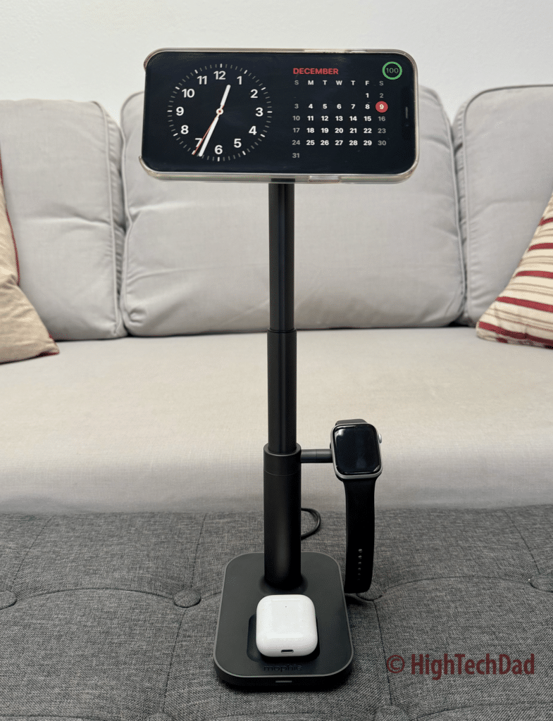 Telescoping arm - Mophie 3-in-1 Extendable Stand - HighTechDad review