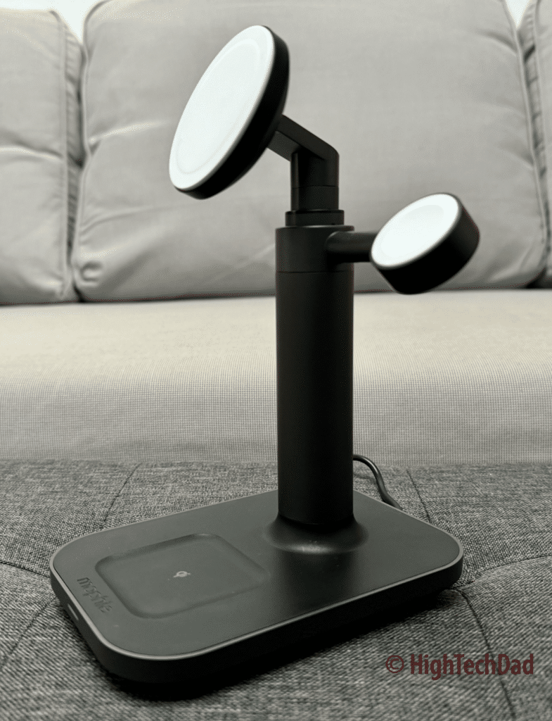 Side view - Mophie 3-in-1 Extendable Stand - HighTechDad review