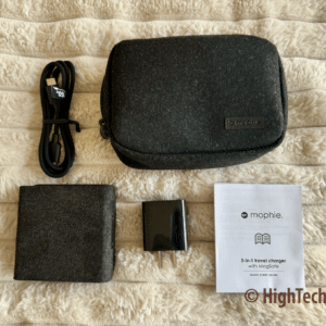 What in the box - Mophie 3-in-1 Travel Charger - HighTechDad review