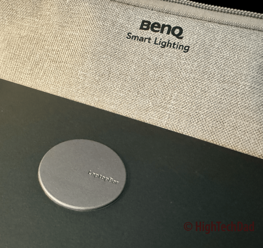 Magnetic puck - BenQ Laptop Bar Light - HighTechDad Review