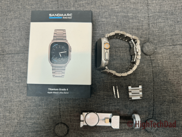 SANDMARC Titanium Watch Band - HighTechDad review