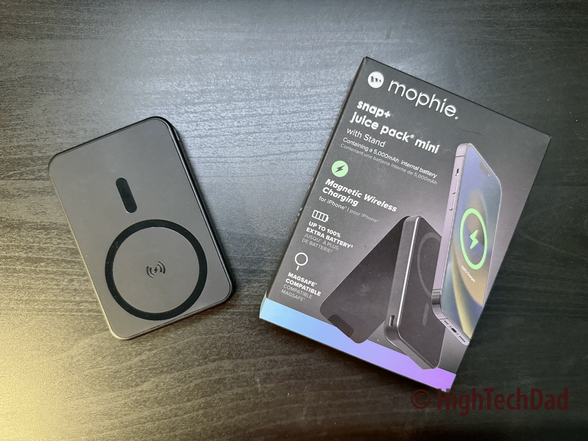 Mophie snap+ juice pack mini with stand - HighTechDad review