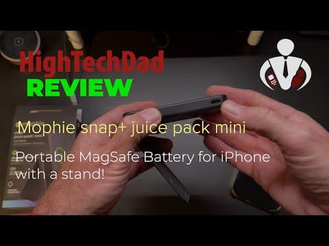 MagSafe, Portable, a Built-in Stand Mophie snap+ juice pack