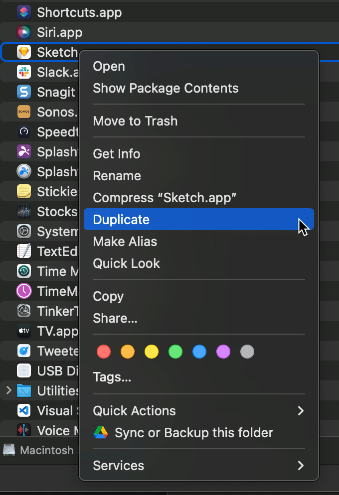 Duplicate an app by right-clicking - HighTechDad How-to