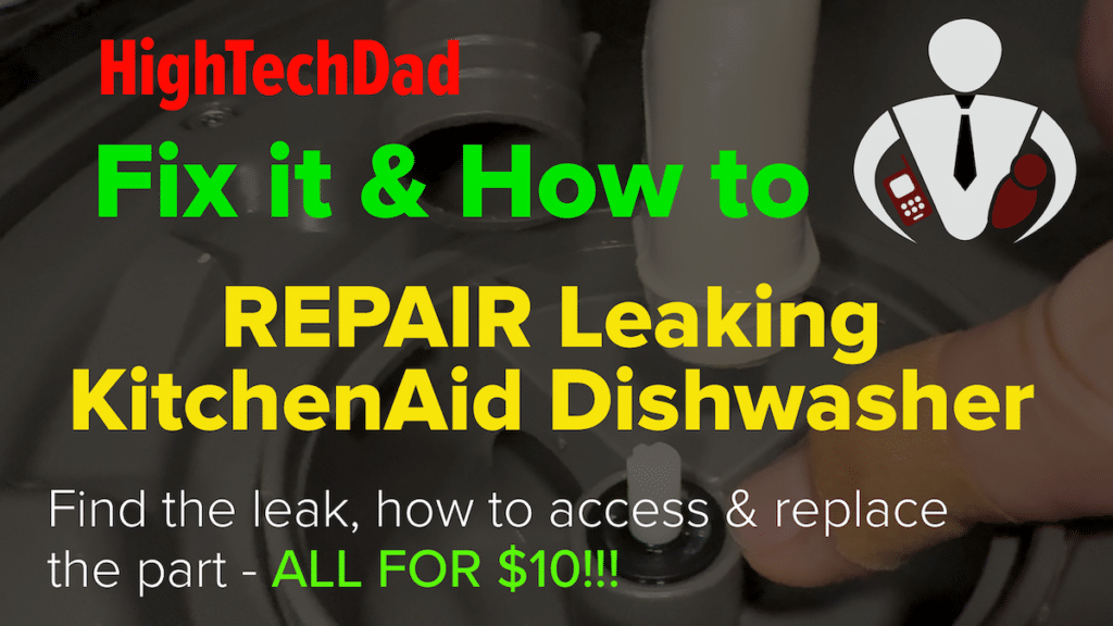 How to fix a leaking KitchenAid Dishwasher & save $100s with this $10 fix
