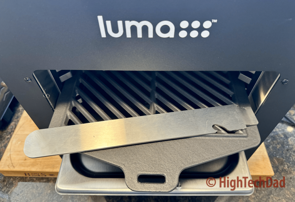 Bottle opener notch - Luma Grill - HighTechDad review and video