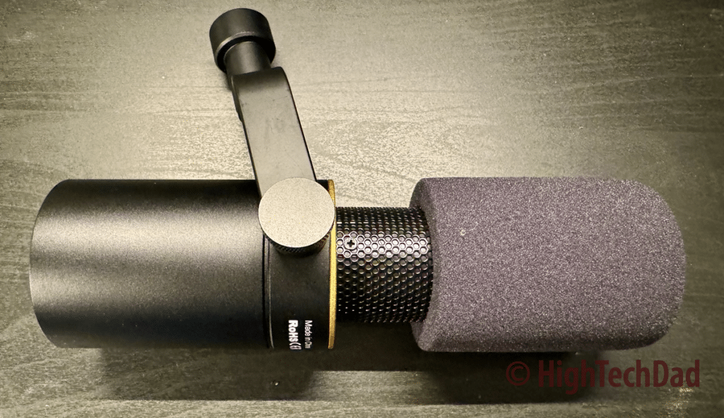 Pop guard partially removed - TONOR TD510 microphone - HighTechDad review
