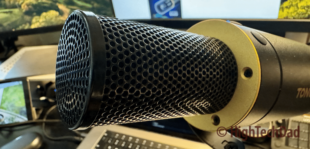 Pop guard fully removed - TONOR TD510 microphone - HighTechDad review